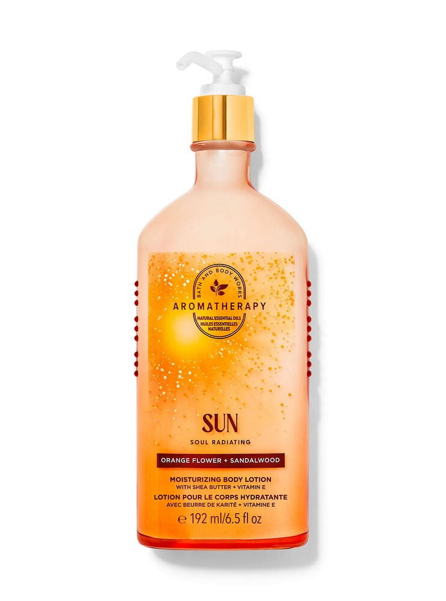 Bath and Body Works Aromatherapy SUN Body Lotion Orange Flower