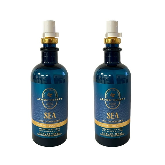 Bath and Body Works Aromatherapy Sea Jasmine Eucalyptus Fragrance Mist Set