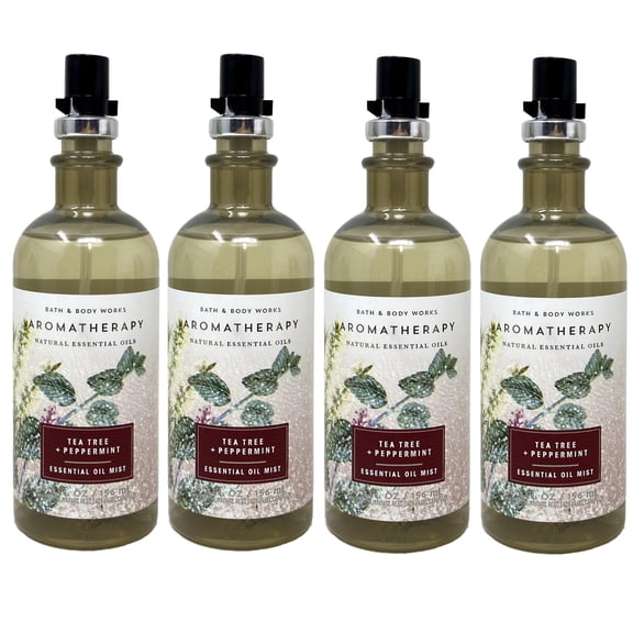 Bath and Body Works Aromatherapy Tea Tree + Peppermint 4 Essential Oil Mists