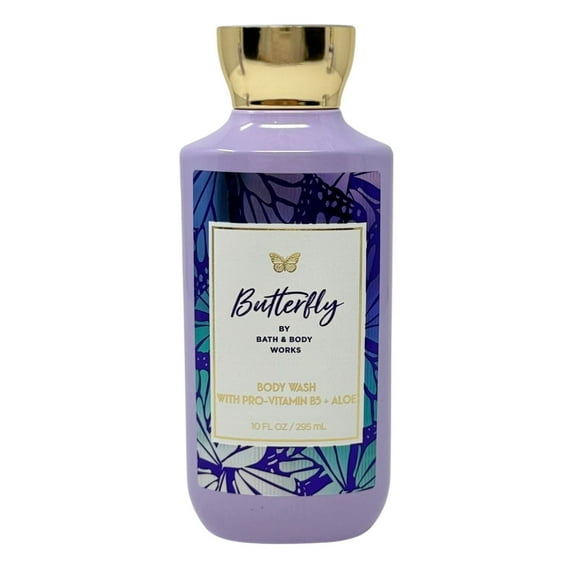 Bath and Body Works BUTTERFLY Body Wash with Pro-Vitamin B5 + Aloe (10 FL OZ / 295 mL)