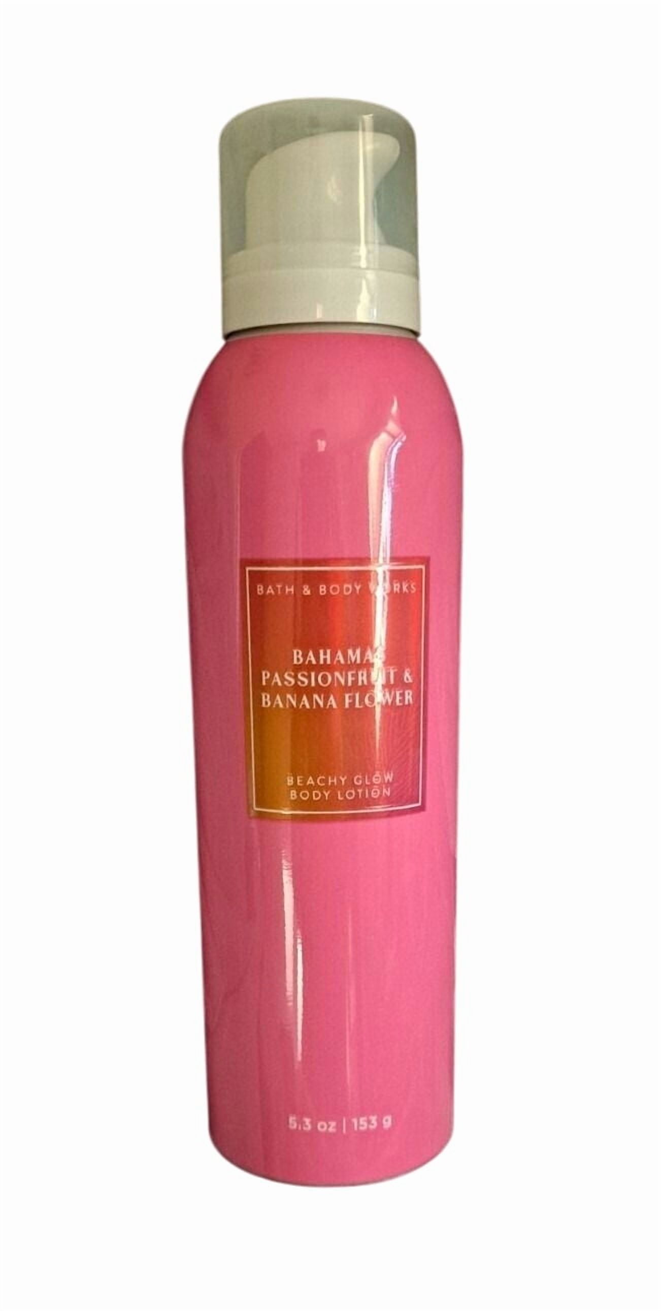 Bath and Body Works Bahamas Passionfruit & Banana Flower Beachy Glow Body Lotion (5.3 oz / 153 g)