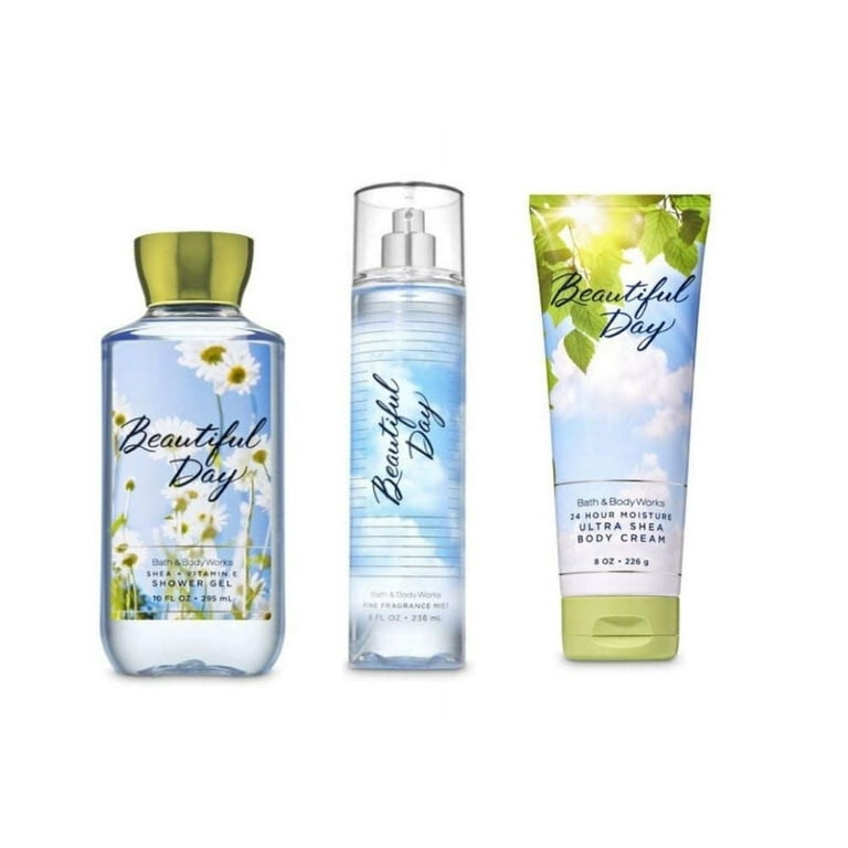 Bath and Body Works Beautiful Day 3 Piece Bundle - Fragrance Mist