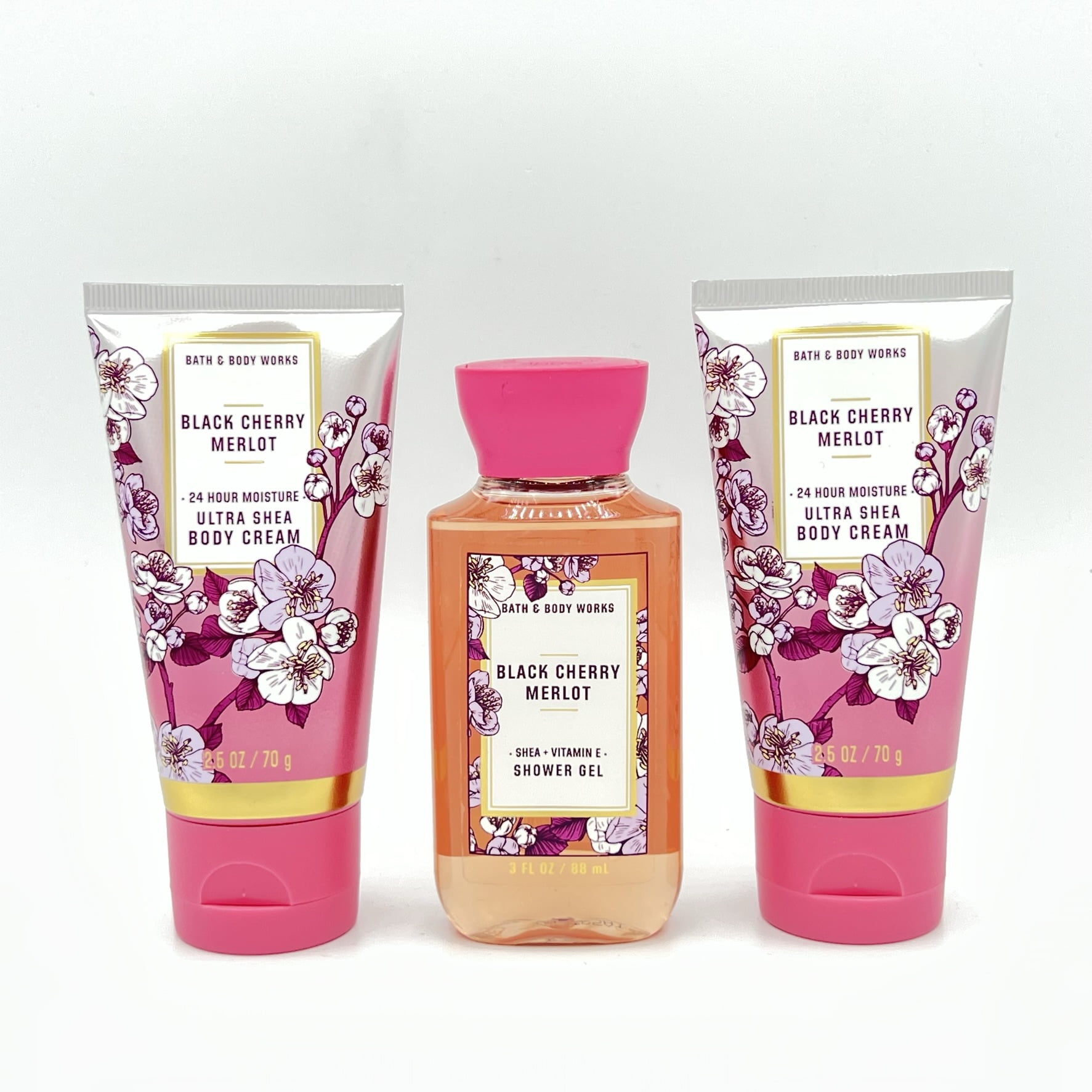 Bath and Body Works Sensual Amber Ultimate Hydration Body Cream Trio Gift  Set - Includes 3 Ultimate Hydration Body Creams - 8 oz / 226 g each 