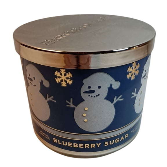 Bath and Body Works Blueberry Sugar 3-Wick Candle (14.5 oz / 411 g)