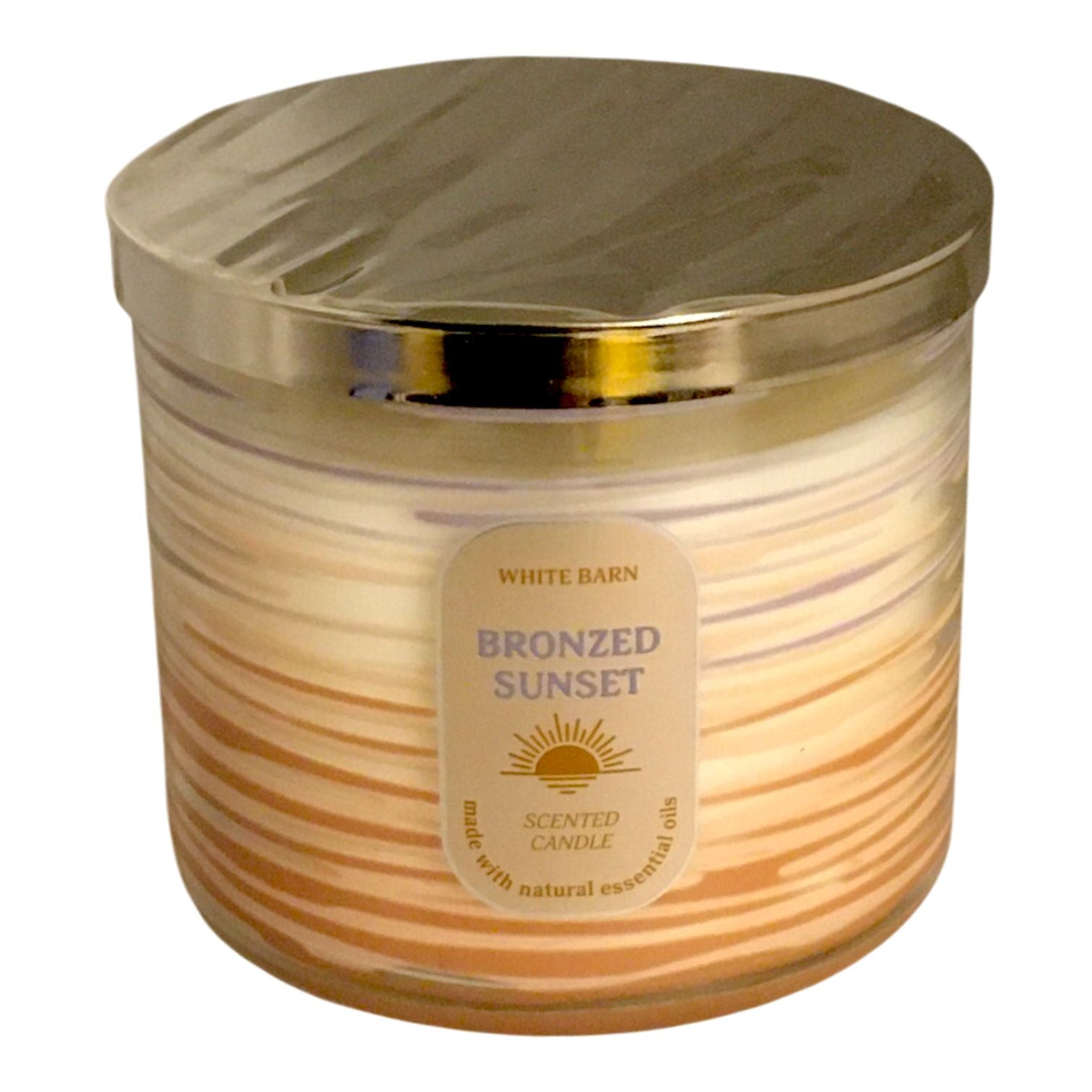 Bath and Body Works Bronzed Sunset Scented Candle 3-Wick (14.5 oz