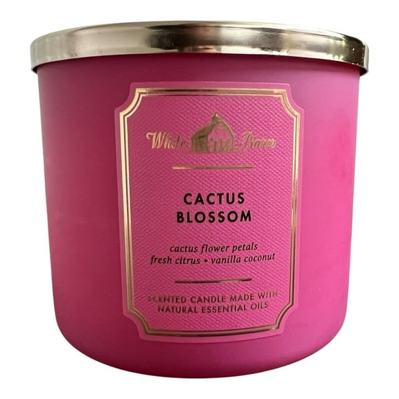 Bath and Body Works Cactus Blossom 3-Wick Scented Candle (14.5 OZ / 411 G)