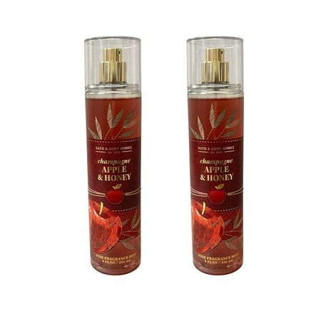 Bath and Body Works Champagne Apple Honey Fragrance Mist 8 fl oz 2 Pack