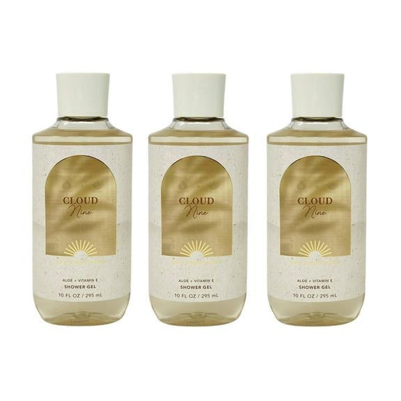 Bath and Body Works Cloud Nine Aloe + Vitamin E Shower Gel Gift Set - 10 fl oz / 295 mL each