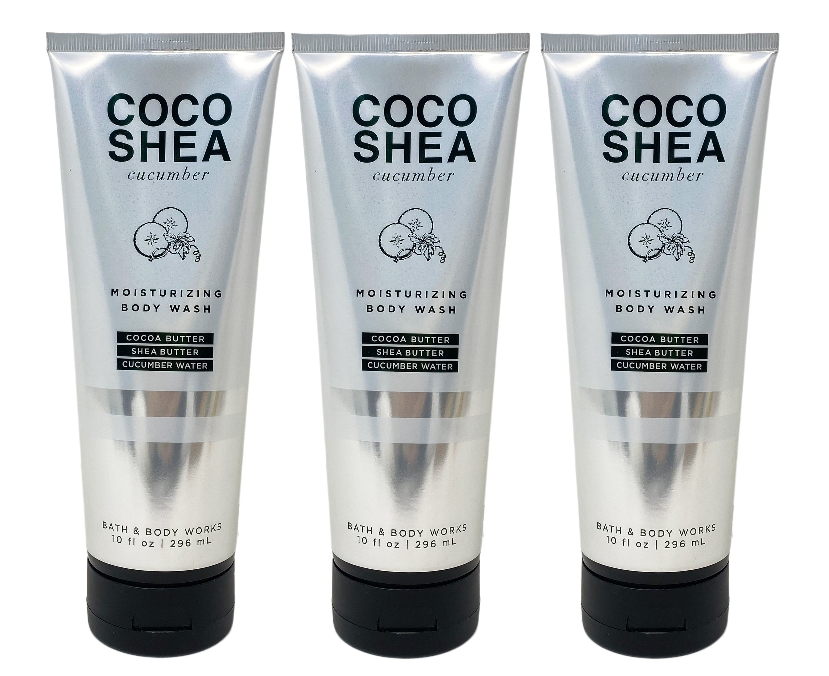 Bath & Body Works Coco Shea Cucumber 3 Piece purchases Set - Body Lotion & Creamy Wash