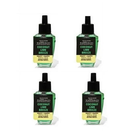 Bath and Body Works Coconut Lime breeze Wallflowers 4-Pack