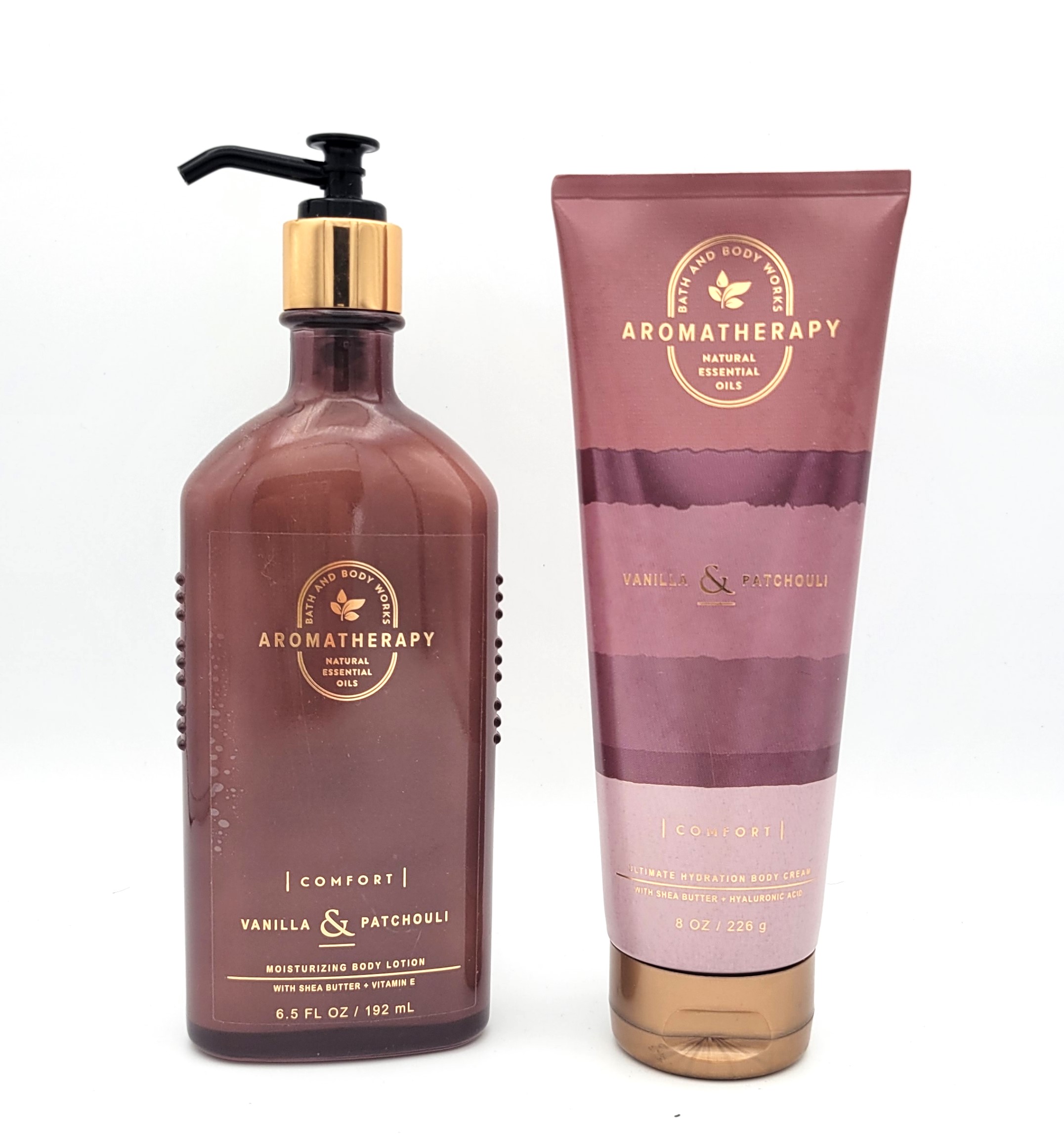 Bath and Body Works Comfort Vanilla & Patchouli Set Body Lotion 6.5 oz