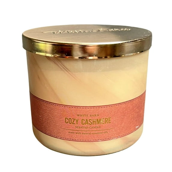 Bath and Body Works Cozy Cashmere Scented 3-Wick Candle (14.5 oz / 411 g)