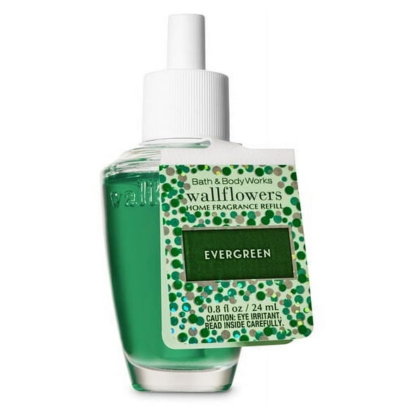 Bath and Body Works EVERGREEN Wallflowers Fragrance Refill 0.8 Fluid Ounce