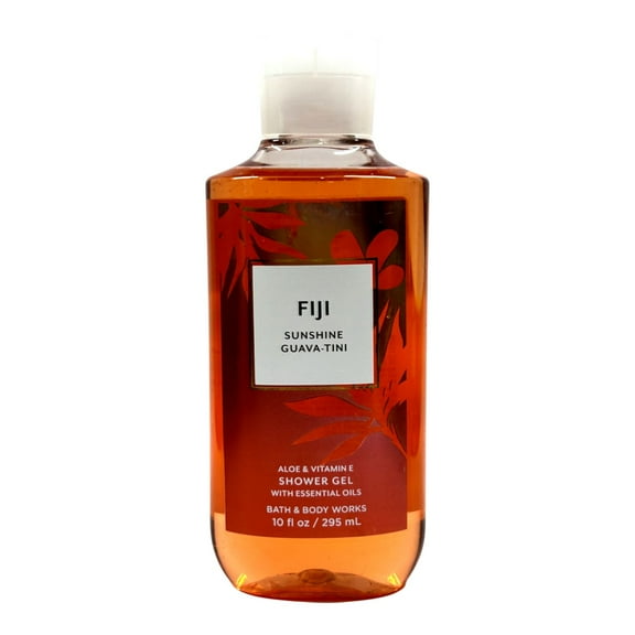 Bath and Body Works Fiji Sunshine Guava- Tini Shower Gel with Essential Oils (10 fl oz / 295 mL)