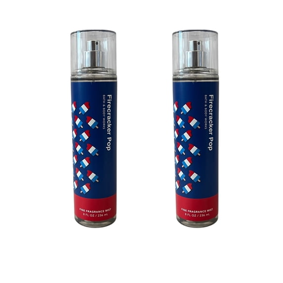 Bath and Body Works Firecracker Pop Fragrance Mist 8 fl oz 2 Pack