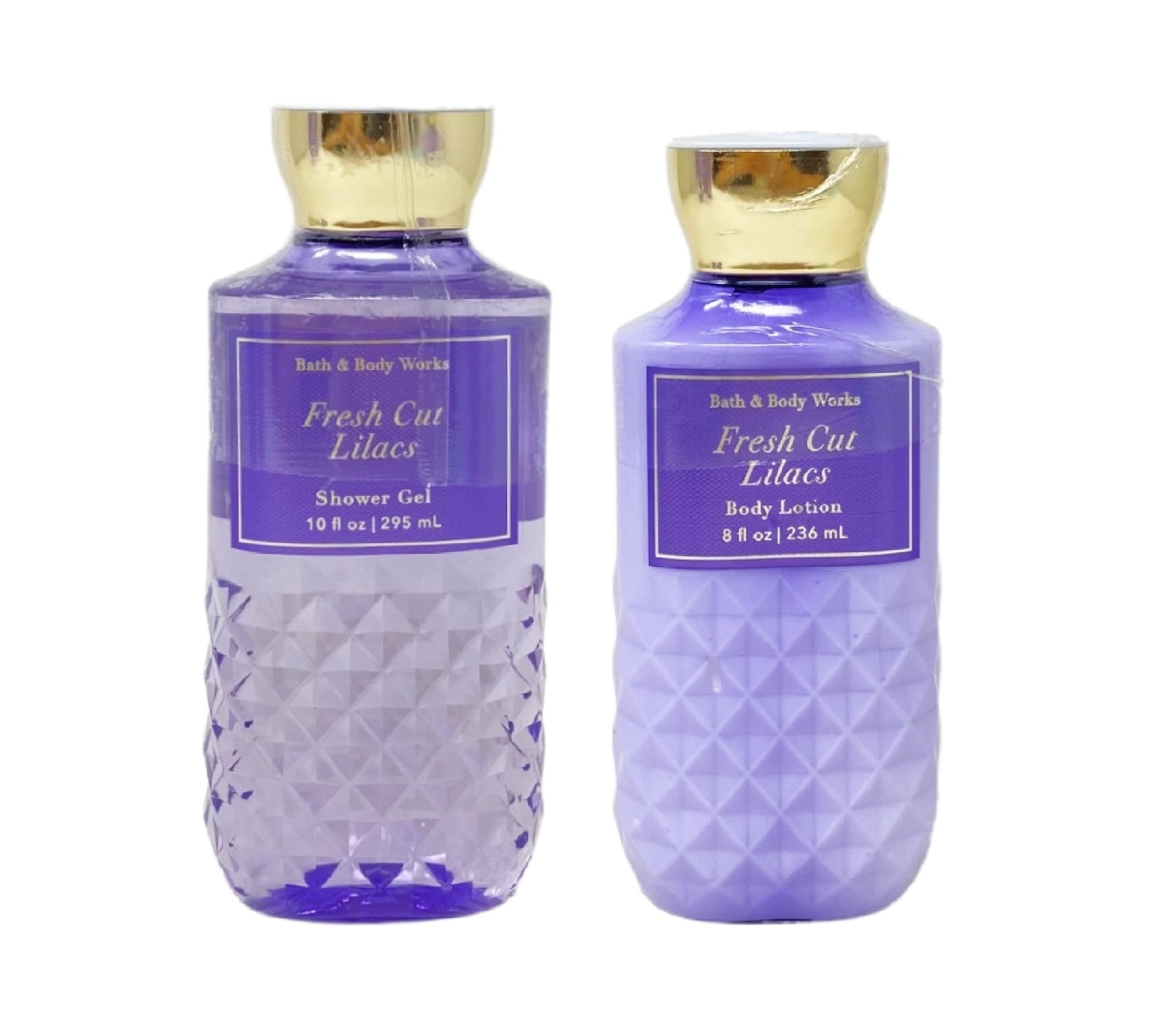 Bath and Body Works Fresh Cut Lilacs Duo Set Shower Gel and Body