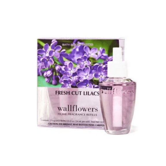 Bath and Body Works Fresh Cut Lilacs Wallflowers Refills 2-Pack 0.8 fl oz / 24 mL Each