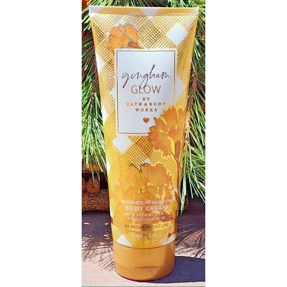 Bath and Body Works Gingham Glow Ultimate Hydration Body Cream 8 Fl Oz