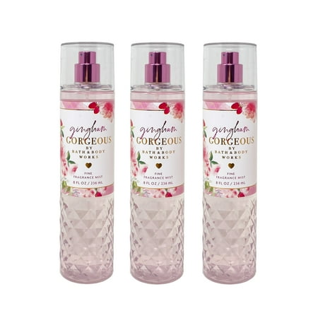 Bath and Body Works Gingham Gorgeous 3 Pack Fine Fragrance Mist Gift Set - Full Size