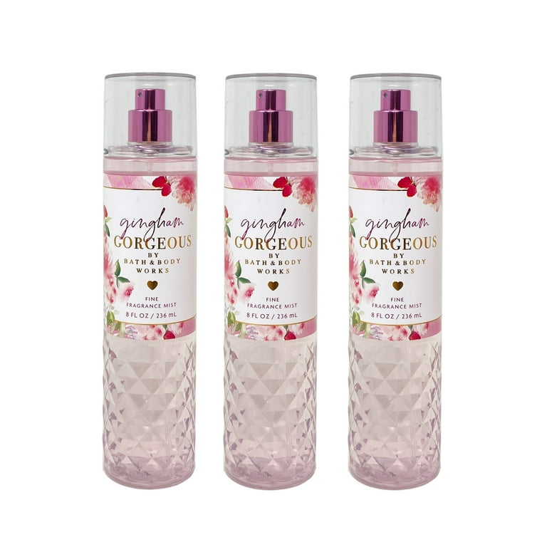 Bath and Body Works Gingham Gorgeous Perfume Spray - 3 Pack Fine