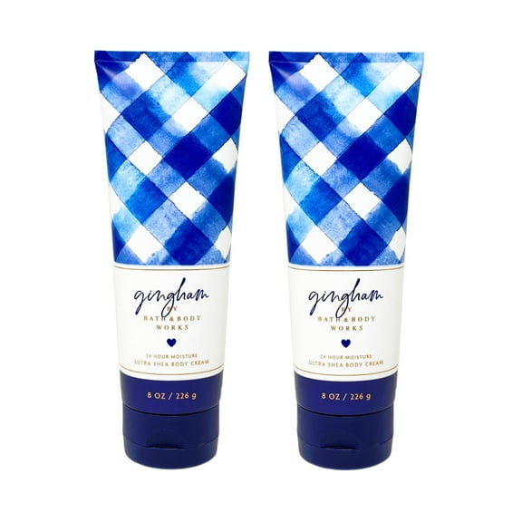 Bath and Body Works Gingham Ultra Shea Body Cream Gift Set - Pack of 2