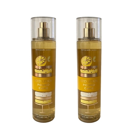 Bath and Body Works Iced Lemon Pound Cake Fragrance Mist Set 8 fl oz