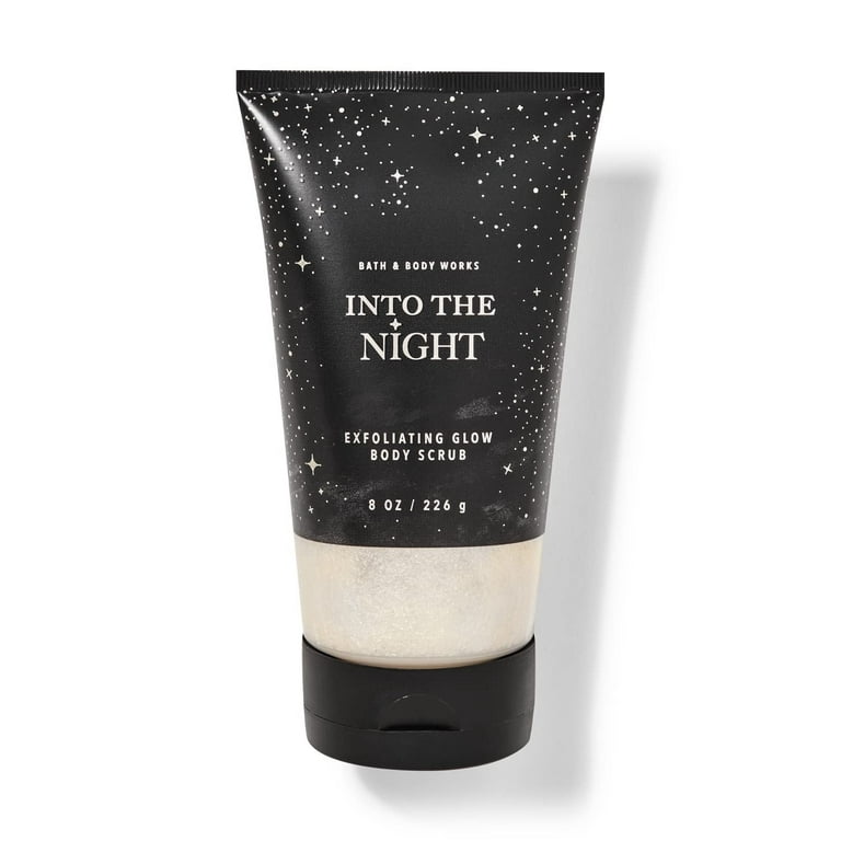 White Barn Into The Night Body Scrub 8oz, Raspberry Noir, Amber
