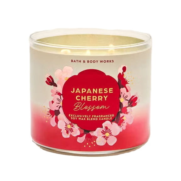 Bath and Body Works Japanese Cherry Blossom 3 Wick Candle