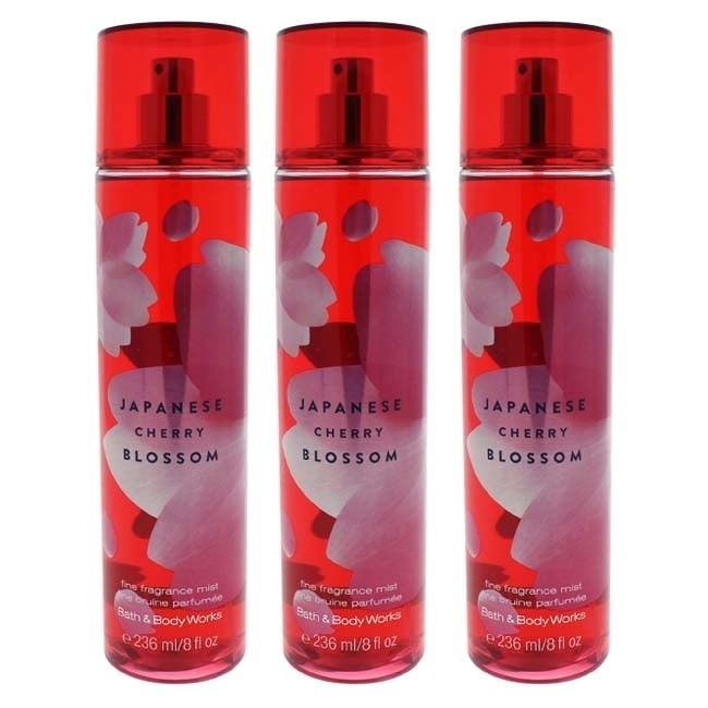 Bath and Body Works Japanese Cherry Blossom Perfume Spray - Pack