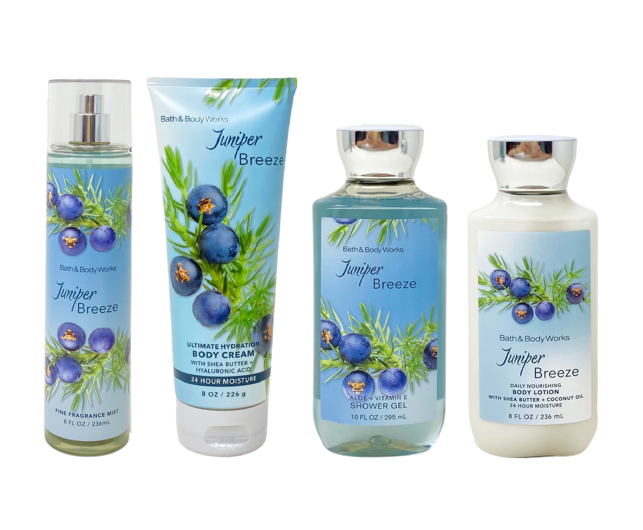 Bath and Body Works Juniper Breeze Deluxe Set Fragrance Mist Body