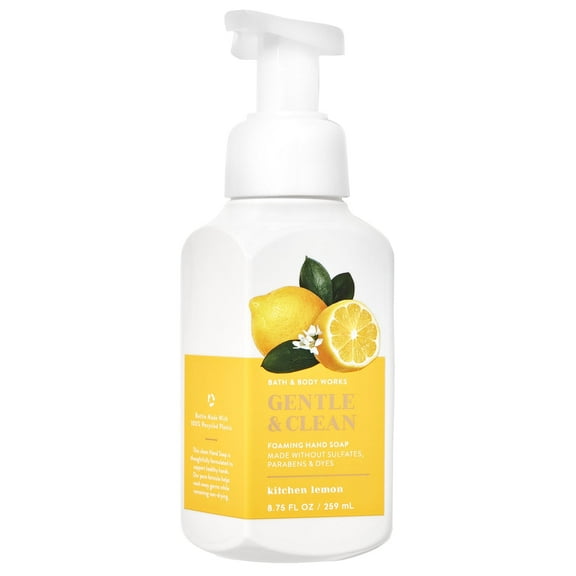 Bath and Body Works KITCHEN LEMON Gentle Foaming Hand Soap 8.75 Fluid Ounce