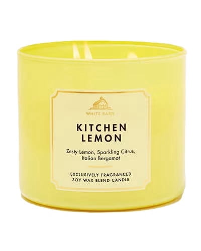 Bath and Body Works Kitchen Lemon 3 Wick Candle