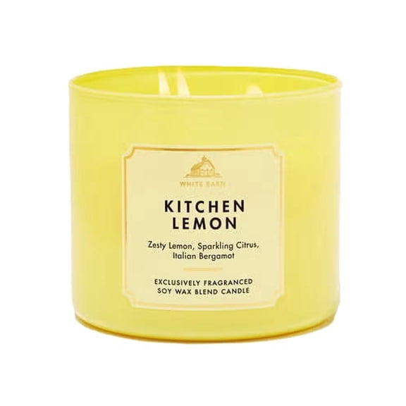Bath and Body Works Kitchen Lemon 3 Wick Candle