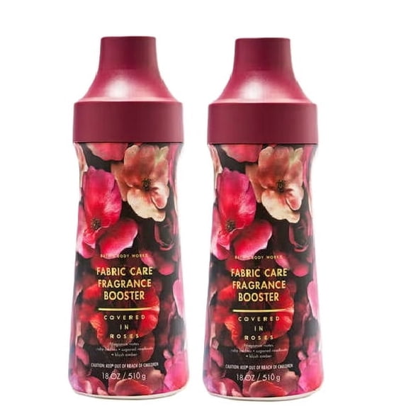 Bath and Body Works Laundry Fragrance Booster - Covered In Roses - Pack of 2