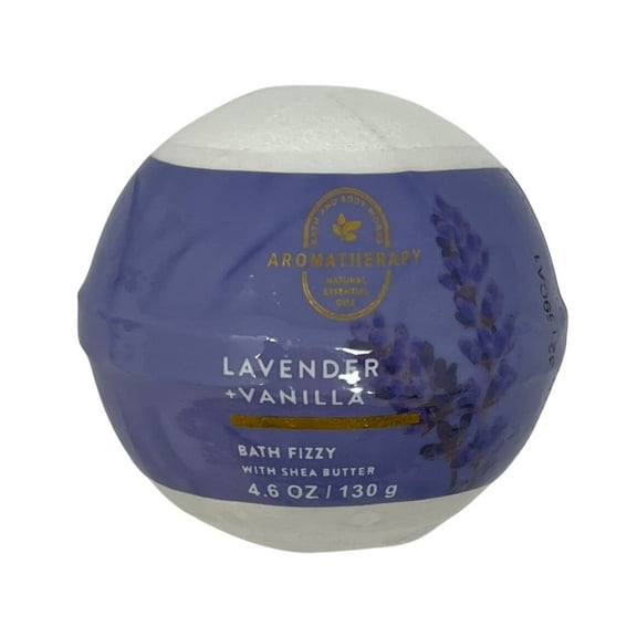 Bath and Body Works Lavender + Vanilla Bath Fizzy Bomb (4.6 oz / 130 g)