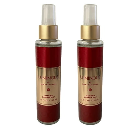 Bath and Body Works Luminous Diamond Shimmer Fragrance Mist Set 4.9 fl oz