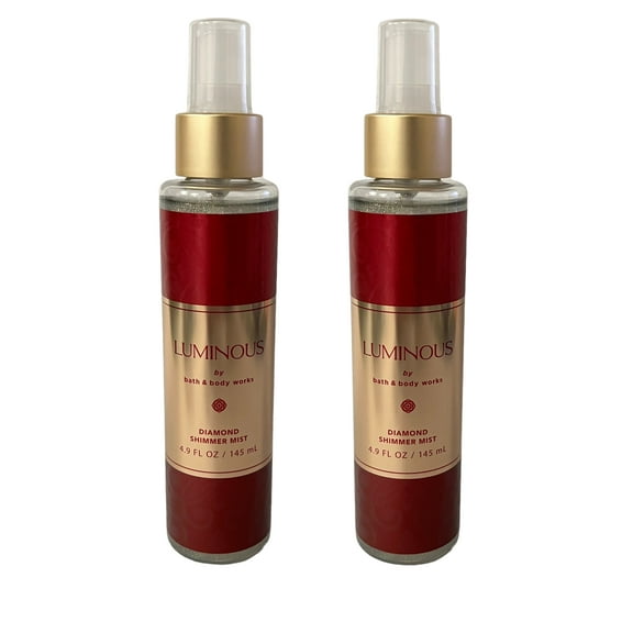 Bath and Body Works Luminous Diamond Shimmer Fragrance Mist Set 4.9 fl oz