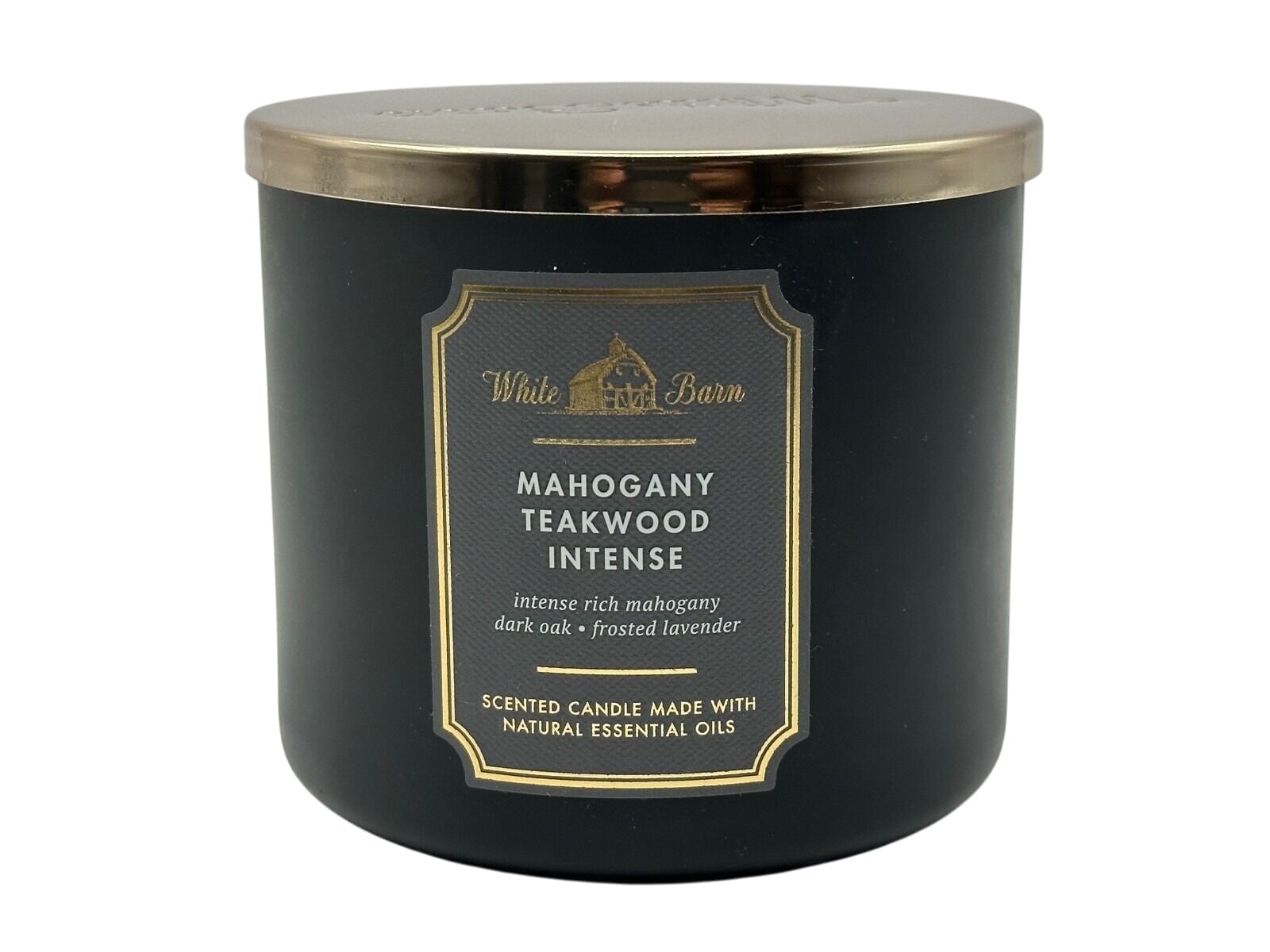 Bath and Body Works Mahogany Teakwood Intense 3-Wick Scented Candle (14.5 oz / 411 g)