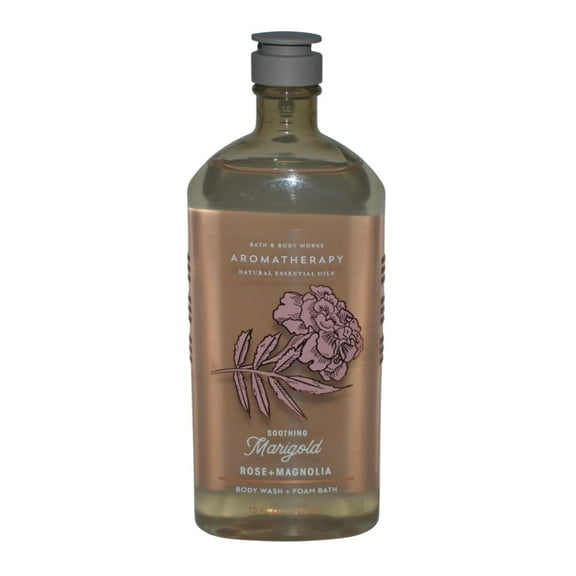 Bath and Body Works Marigold Smoothing Rose + Magnolia Body Wash + Foam Bath (10 FL OZ / 295 mL)