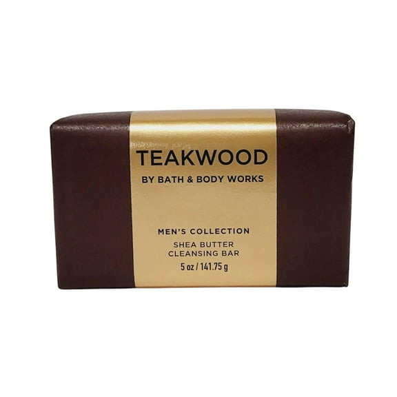 Bath and Body Works (Men's Collection) Teakwood Shea Butter Cleansing Bar (5 OZ / 141.75 g)
