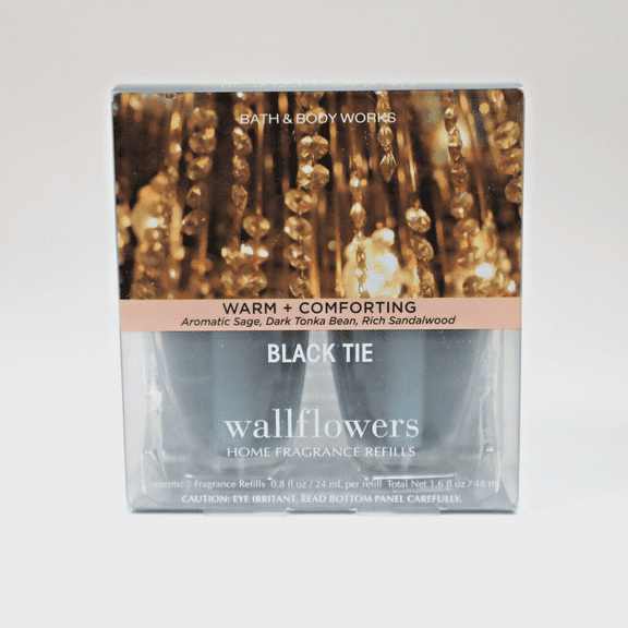Bath and Body Works New Look! Black Tie Wallflowers 2-Pack Refills