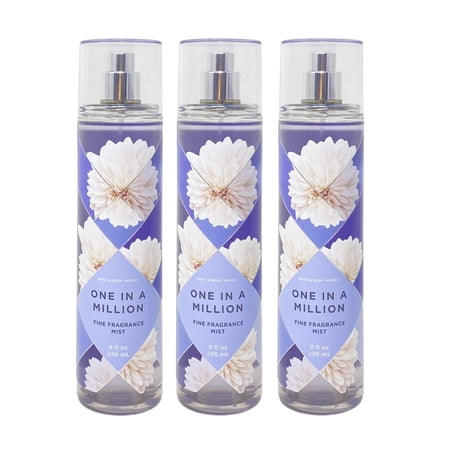 Bath and Body Works One In A Million 3 Pack Fine Fragrance Mist Set - Full Size