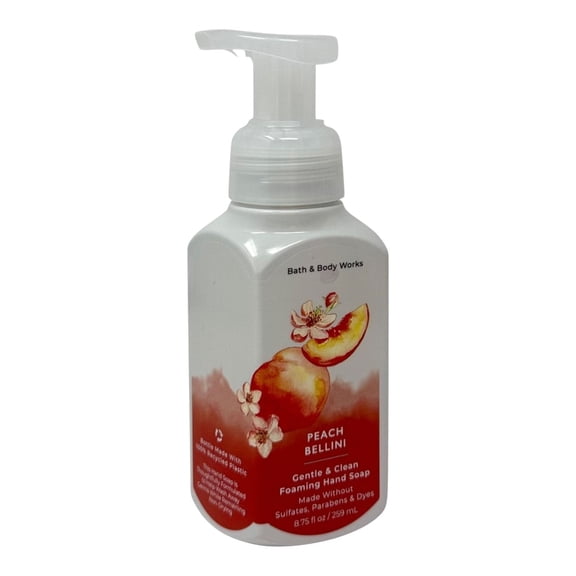 Bath and Body Works Peach Bellini Gentle & Clean Foaming Hand Soap (8.75 fl oz / 259 mL)