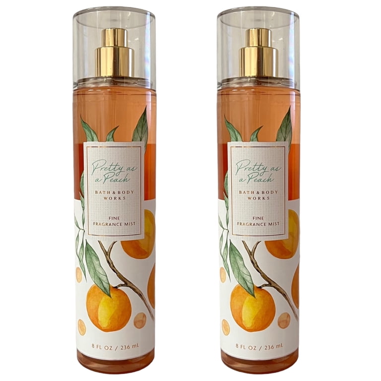 Bath & Body Works Pretty As A Peach Fragrance Mist Set, 8 fl oz