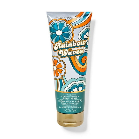 Bath and Body Works Rainbow Waves Ultimate Hydration Body Cream 8oz
