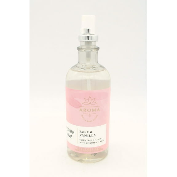 Bath and Body Works Rose Vanilla Essential Oil Mist 5.3 fl/oz