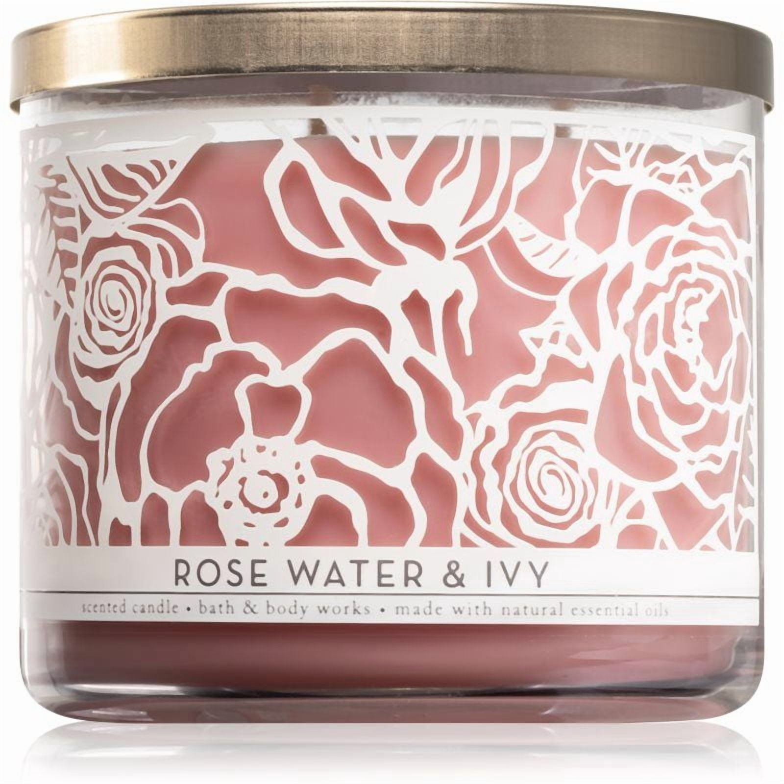 アロマグッズ Bath & Body Works Rose Water Ivy Candle Amazon.com