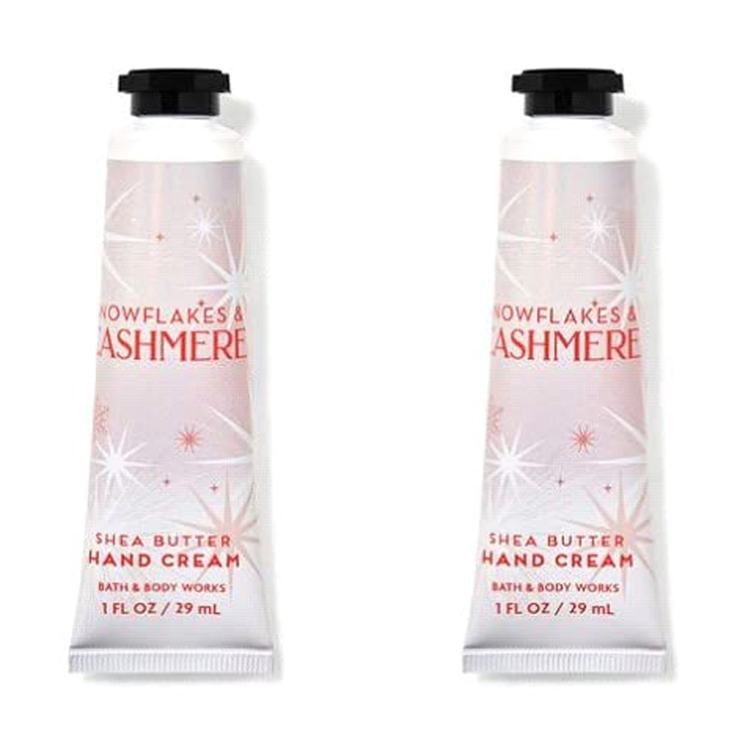 Bath and Body Works SNOWFLAKES & CASHMERE [2-PACK] Shea Butter Hand ...
