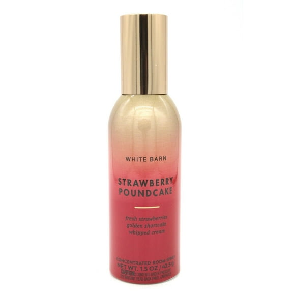 Bath and Body Works STRAWBERRY POUND CAKE Concentrated Room Spray 1.5 Ounce