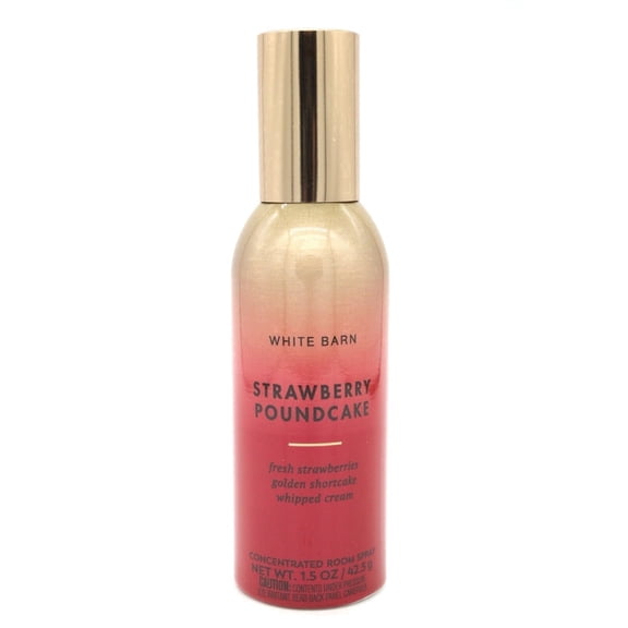 Bath and Body Works STRAWBERRY POUND CAKE Concentrated Room Spray 1.5 Ounce